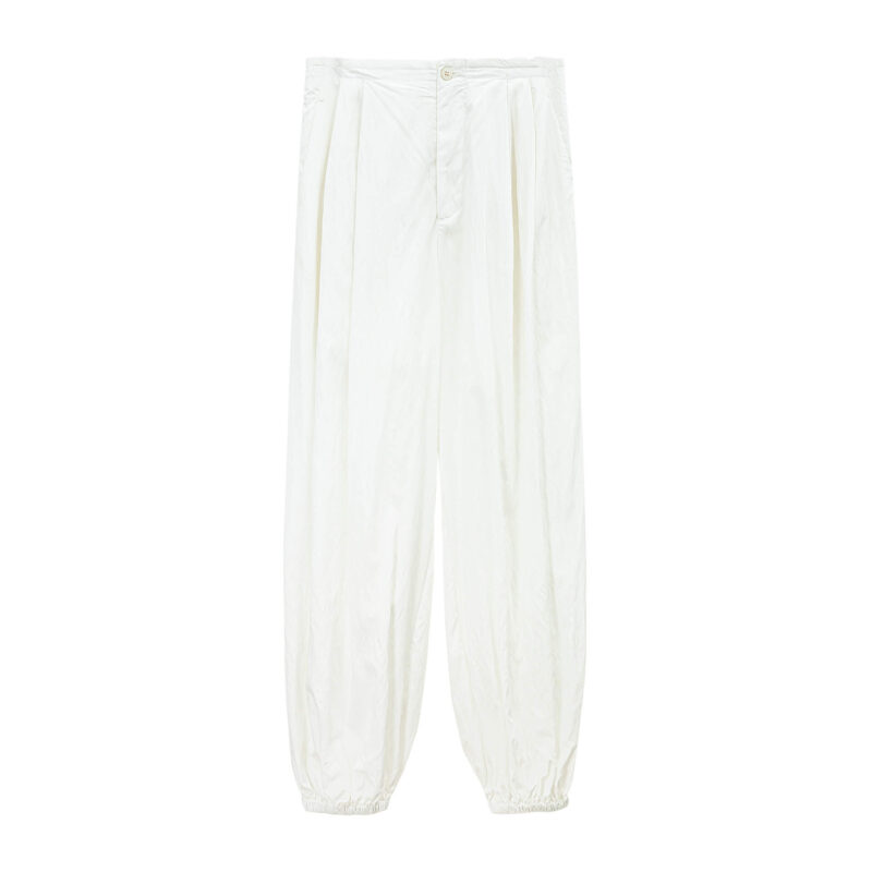Summer Commuter Elastic Waist Pleated Cuff Casual Multi color Pants 6