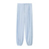Summer Commuter Elastic Waist Pleated Cuff Casual Multi color Pants 8
