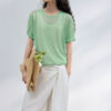 Summer Commuter Linen Short Sleeve T Shirt 1