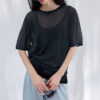 Summer Commuter Linen Short Sleeve T Shirt 15