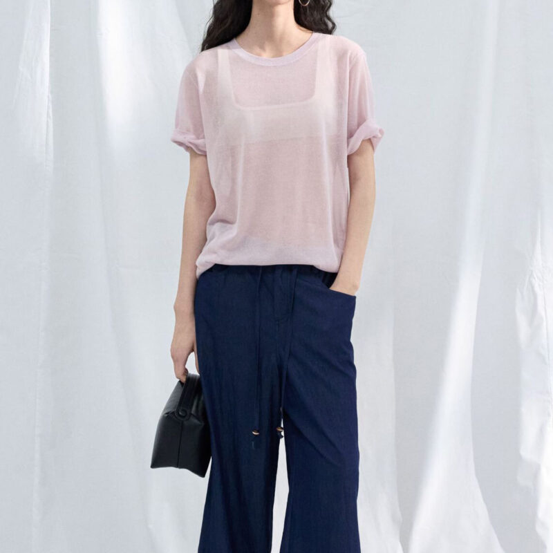 Summer Commuter Linen Short Sleeve T Shirt 2