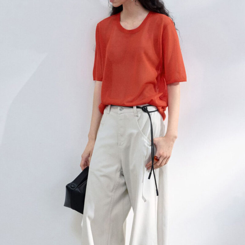 Summer Commuter Linen Short Sleeve T Shirt 3