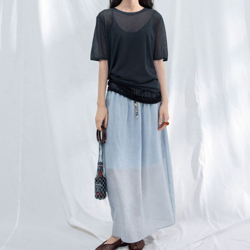 Summer Commuter Linen Short Sleeve T Shirt 5