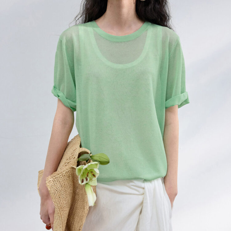 Summer Commuter Linen Short Sleeve T-Shirt