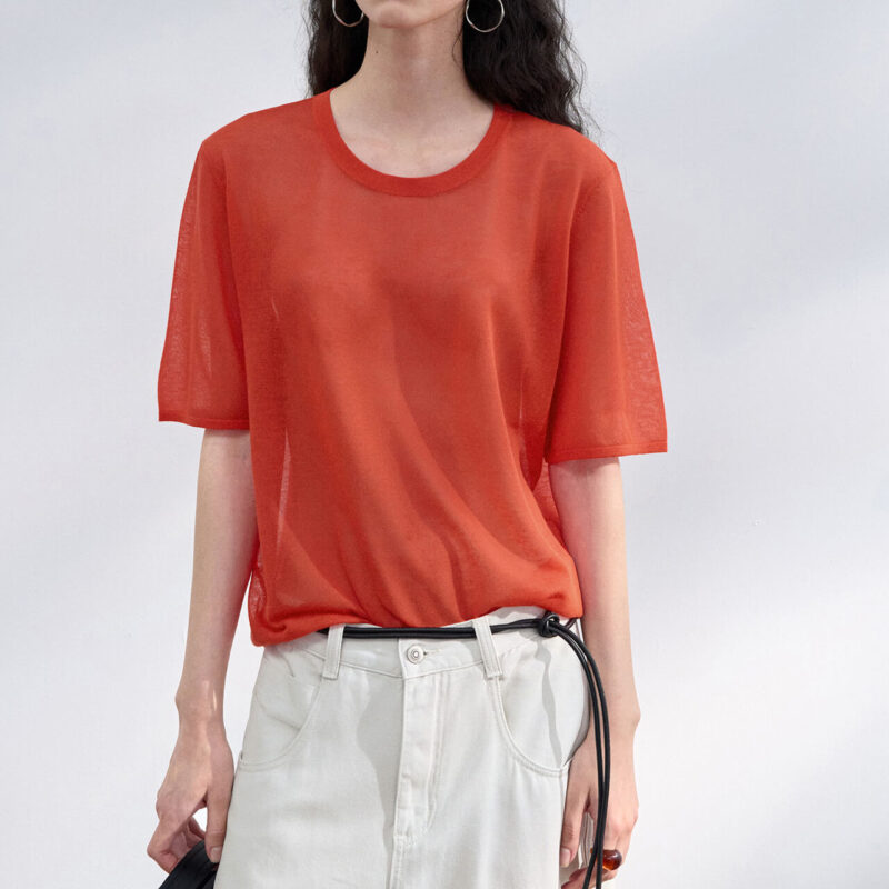 Summer Commuter Linen Short Sleeve T Shirt 9
