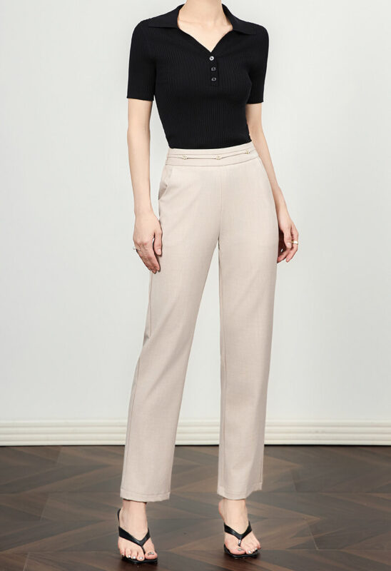 Summer Commuting Nine point Cigarette Pants 3