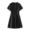 Summer Elegant Round Neck Slim Fit Dress