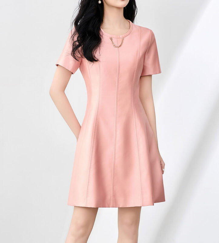Summer Elegant Round Neck Slim Fit Dress