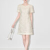 Summer Fashion Elaborate Embroidery Organza Dress