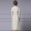 Summer French Commuter Off white Dress 3