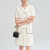 Summer French Style Short Sleeve Dress