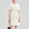 Summer French Style Short Sleeve Dress