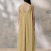 Summer French-style V-neck Ombre Striped Dress