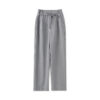 Summer Grey Commuter Straight Leg Pants 1