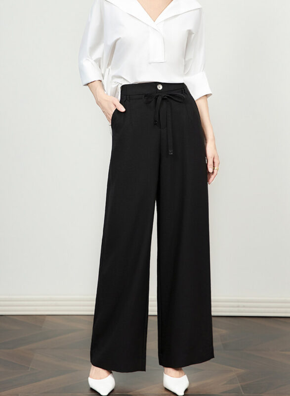 Summer Grey Commuter Straight Leg Pants 8