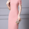 Summer Hand cut Flower Dress 4