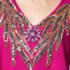 Summer High Waist V neck Handmade Diamond Dress Suit 3