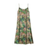 Summer Holiday Style Elegant Floral Green Suspender Dress