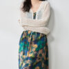 Summer Holiday Style Elegant Retro Floral Suspender Dress