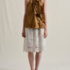 Summer Hollow-out Floral Lace Half Skirt