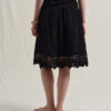 Summer Hollow-out Floral Lace Half Skirt