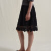 Summer Hollow-out Floral Lace Half Skirt