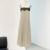Summer Lace Collar Panelled Sling Dress