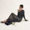 Summer Lazy Style T-shirt Suspender Dress Two-piece Set