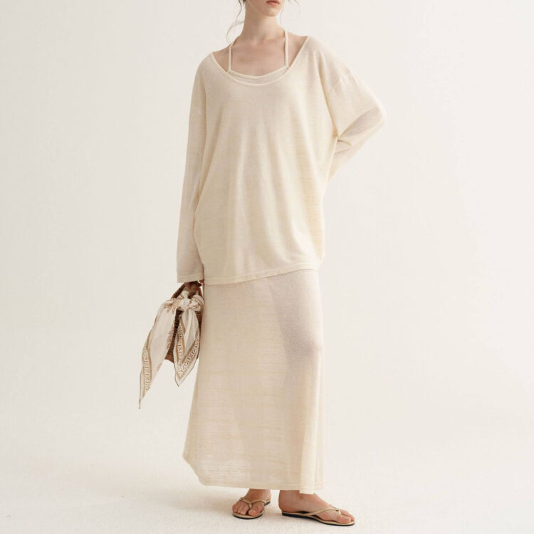 Summer Lazy Style T-shirt Suspender Dress Two-piece Set