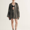 Summer Lazy-style Irregular Linen Stir-fry Dyeing Shirt