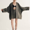 Summer Lazy-style Irregular Linen Stir-fry Dyeing Shirt