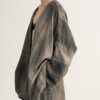 Summer Lazy-style Irregular Linen Stir-fry Dyeing Shirt