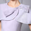 Summer Lilac Handmade Studded Waist A line Tea Dress 3