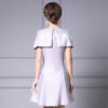 Summer Lilac Handmade Studded Waist A line Tea Dress 4