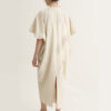 Summer Linen Drape Stir-fry Dyeing Dress
