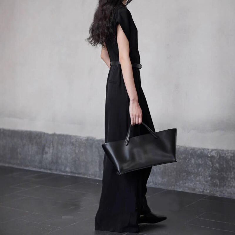 Summer Minimalist Commuting Waist-cinching Wide-leg Jumpsuit
