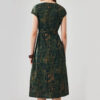 Summer Mulberry Silk Oracle Bone Jacquard Reversible Dress