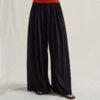 Summer Pleated Knitted Wide-leg Pants