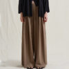 Summer Pleated Knitted Wide-leg Pants