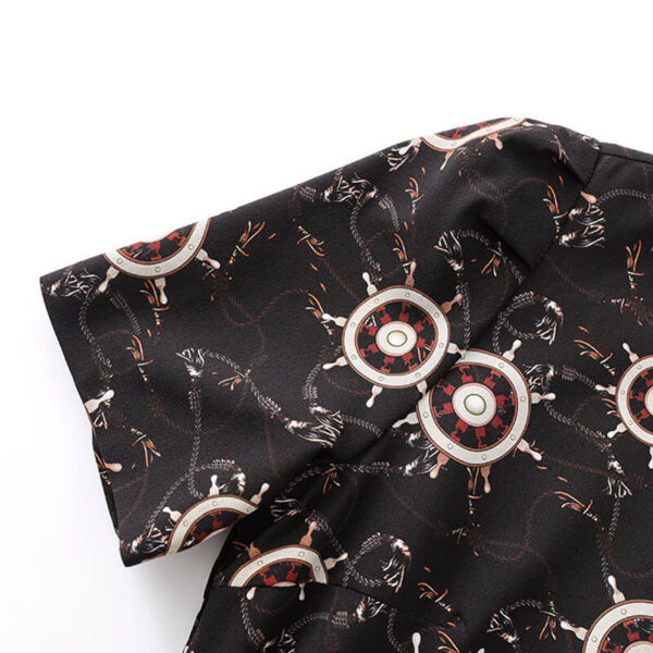 Summer Printed Double Crepe Chiffon Dress 4
