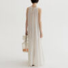 Summer Resort Atyle Tencel Halter-neck Vest-style A-line Dress