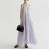Summer Resort Atyle Tencel Halter-neck Vest-style A-line Dress