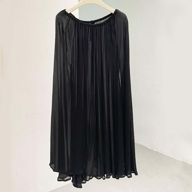 Summer Resort style Tencel Chiffon Side slit Flowing Top 7