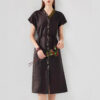 Summer Silk Embroidered Dress