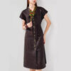 Summer Silk Embroidered Dress