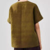 Summer Silk Lace-Up Vintage Top