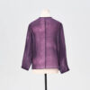 Summer Silk Purple Jacquard Tie Dye Shirt 3