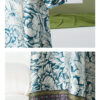 Summer Silk Resort Style Reversible Vintage Positioning Print Dress 9