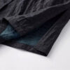 Summer Silk Side Slit Black Contrast Blazers
