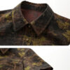 Summer Silk Vintage Shirt Brown Dress